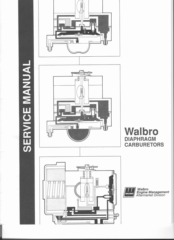 Product picture WALBRO DIAPHRAGM CARBURETORS SERVICE MANUAL